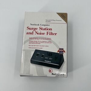 RadioShack Notebook Computer Surge Station And Noise Filter Network/AC/Phone